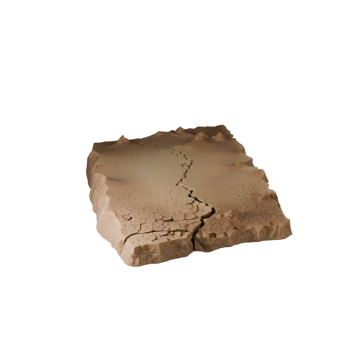 Cracked Dry Lake Bed Unreal 3D Asset for Realtime Builds