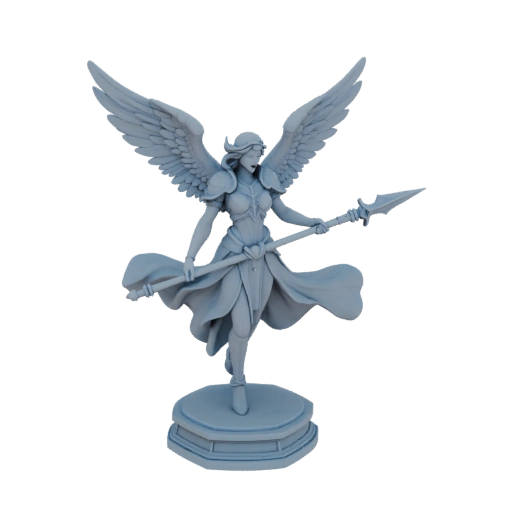 Fantasy Angel Guardian Miniature STL