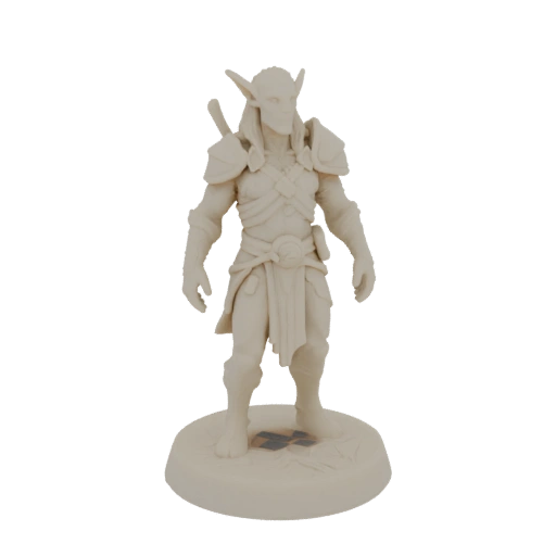 Miniature STL Druide Tieffelin Fantasy