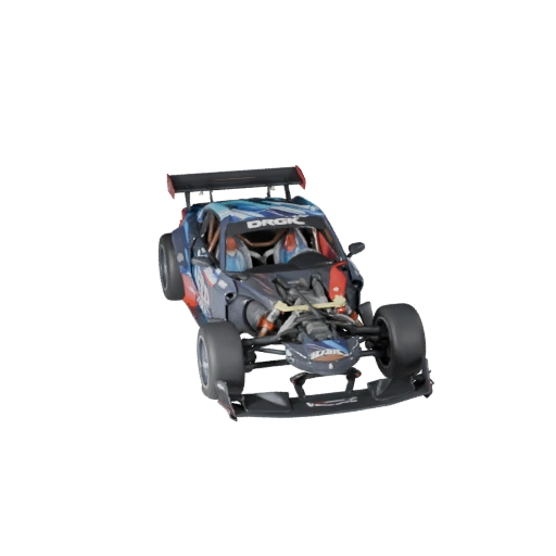 Modèle 3D de voiture de drift pour Unity - Asset de jeu low poly (Legacy)