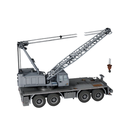 Mobile Crane 3D Model for Unity - Low Poly Game Asset