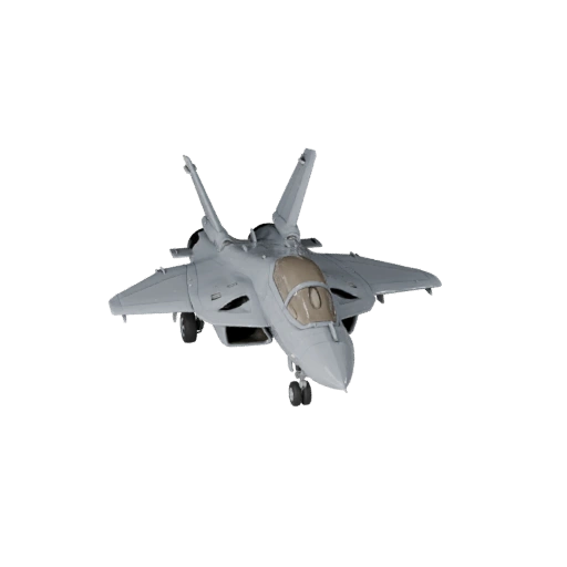 Fighter Jet 3D Model for Blender - Render Ready Asset