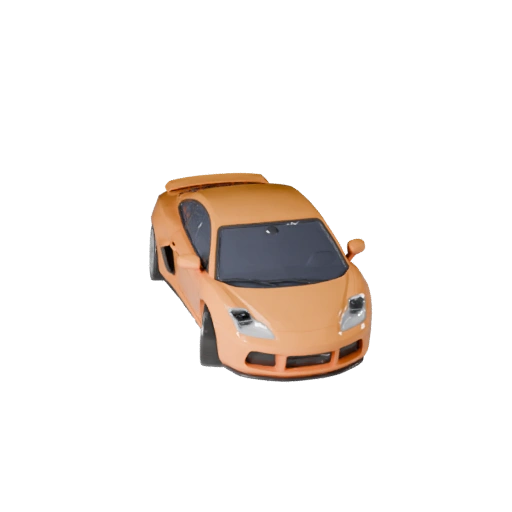 Modèle 3D de Voiture de Dessin Animé - Actif de Jeu Stylisé PBR à Vendre