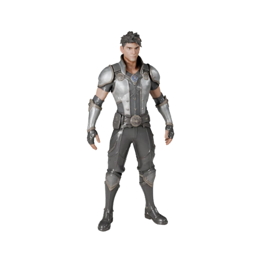 Realistic Arcane Archer Character Model - Rigged