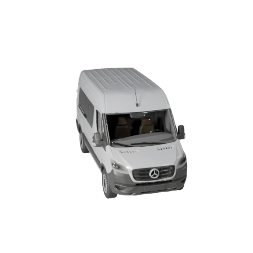 Cargo Van 3D Model for Blender - Render Ready Asset