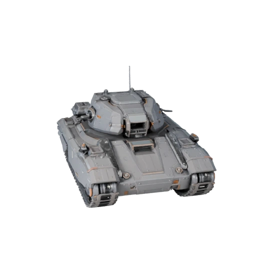 Modèle 3D de char d'assaut science-fiction pour Unreal Engine - Actif prêt pour le jeu