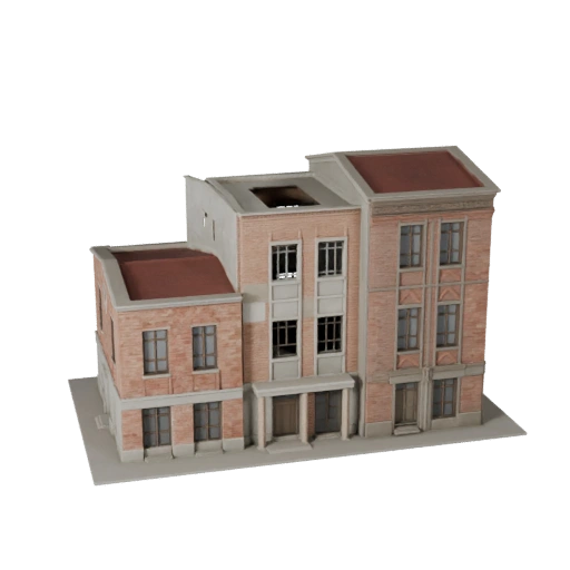 Mediterranean House 3D Model - Realistic Archviz Asset