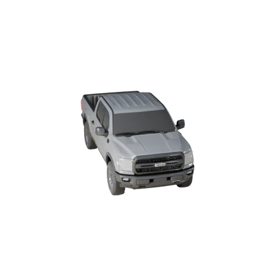 Pickup Truck 3D Model for Blender & Games - Realistic PBR (Legacy)