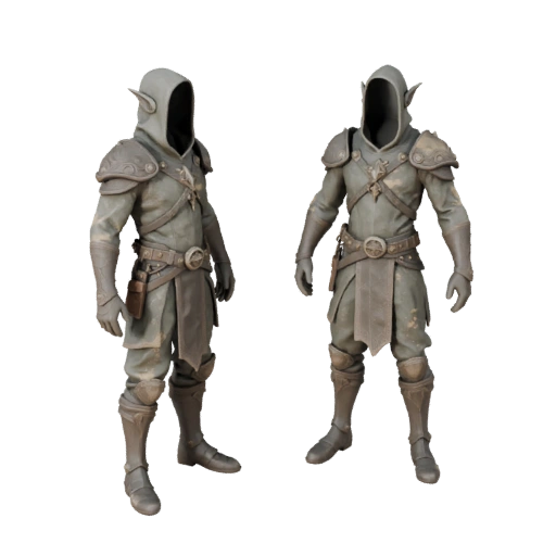 Fantasy Arcane Druid Character Model - Rigged