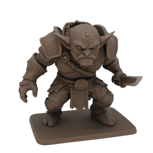 خيال goblin فرقة حرب عدو مصغرة stl - وضعية_جاهزة_للمعركة