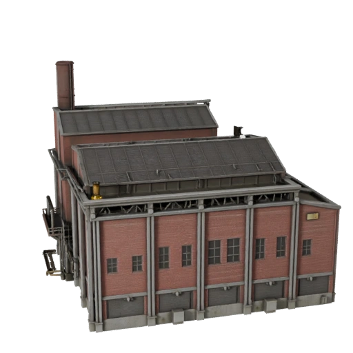 High Poly Power Plant 3D Model for Archviz for Architecture