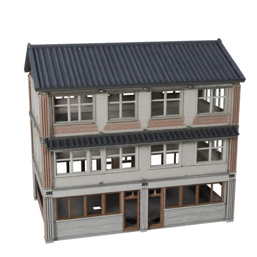 Modular Storefront Kit 3D Model - Realistic Archviz Asset