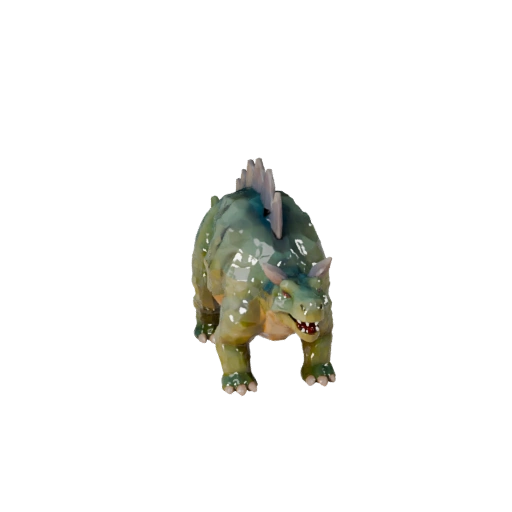 Modelo 3D de Estegossauro Baixo Poli - Asset Unity com FBX | PBR