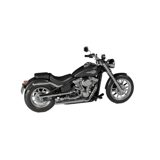 Moto cruiser vintage imprimable STL Modèle 3D pour