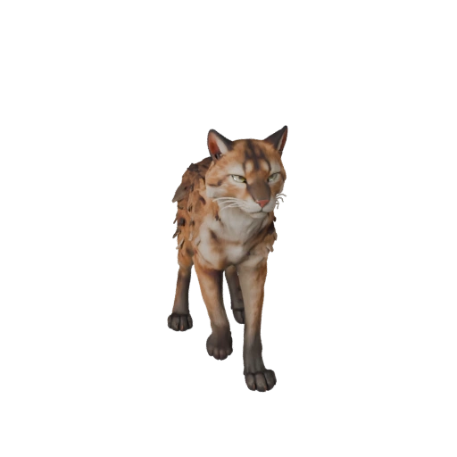 Luchs 3D-Modell für Blender - PBR-Asset mit Texturen | Lizenzfrei