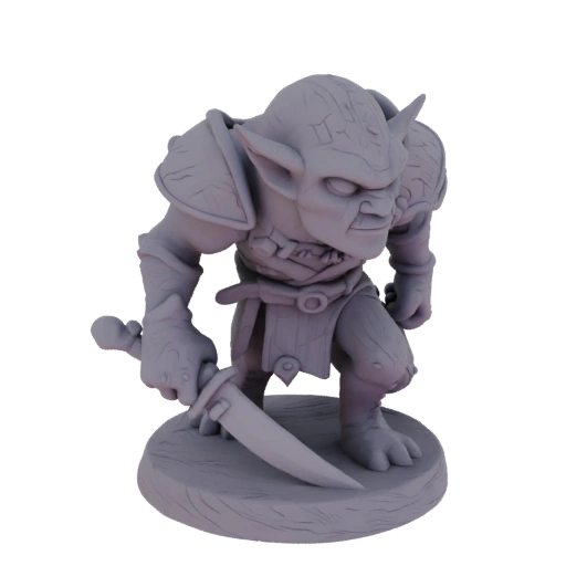 Miniature STL d'Archer Gobelin Ancien de Fantasy