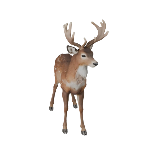 Modelo 3D de Veado para Unity - Asset Pronto para Jogo, FBX | Livre de Royalties