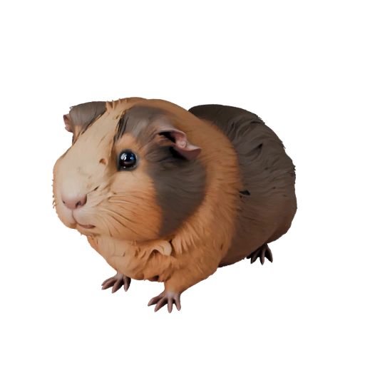 Realistic Guinea Pig 3D Model - Rigged PBR Asset for Games