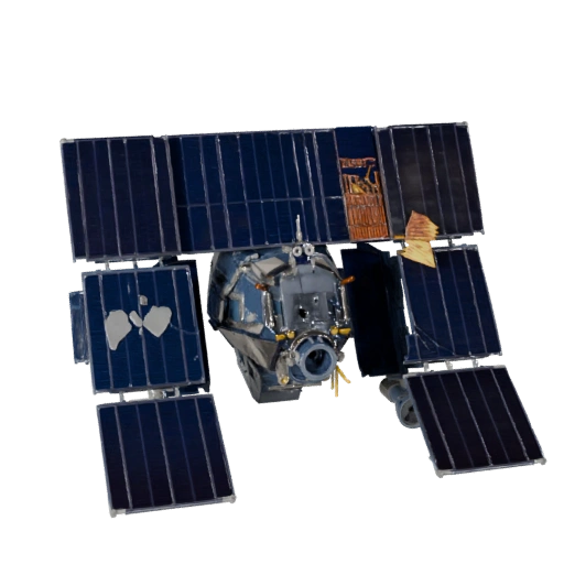 Game Ready Satellite 3D Model for Realtime Use PBR Asset