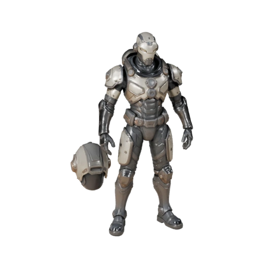 Sci-Fi Command BOSS Commander Character Model - Rigged
