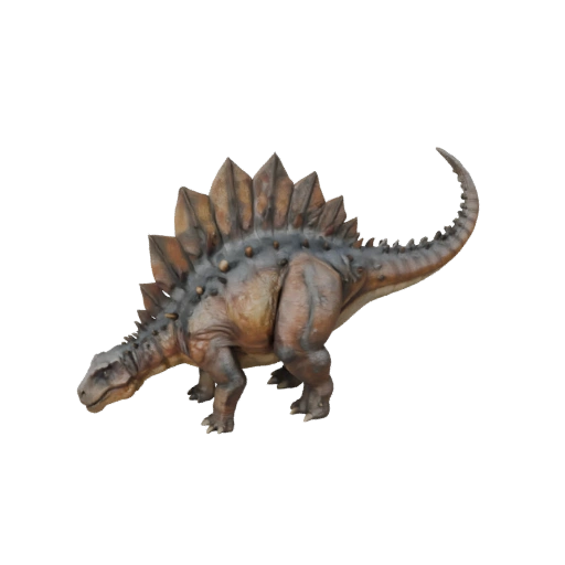 Stegosaurus 3D Modell für Unity - Spielfertiges Asset, FBX | PBR