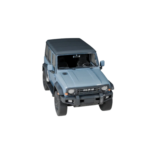 Modèle 3D de VUS utilitaire pour Blender & Jeux - PBR réaliste (Legacy)