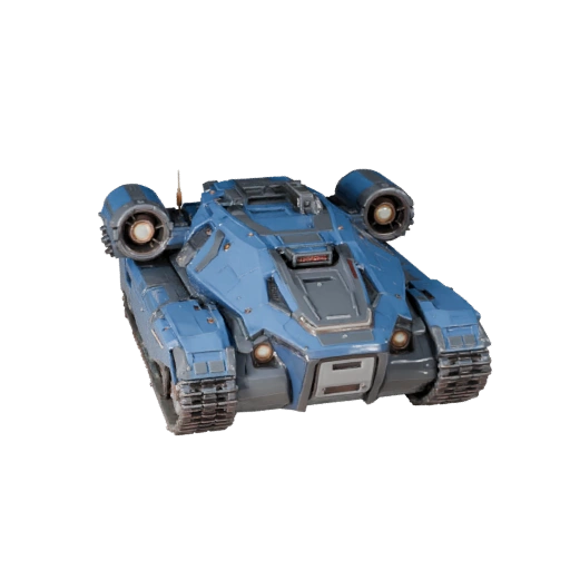 Modèle 3D de char d'assaut science-fiction prêt pour le jeu pour jeux en temps réel - PBR