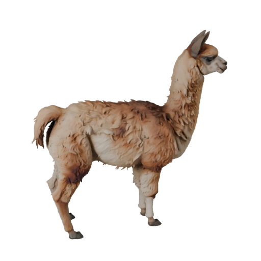 Llama réaliste Modèle 3D - Actif PBR Riggué pour Jeux | Libre de droits