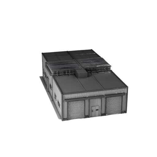 Printable Modular Industrial Kit STL 3D Model - Scale Asset