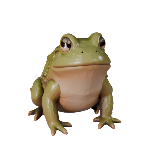Hohe Poly Rana temporaria 3D Modell - Detailliertes STL-Asset für den Druck