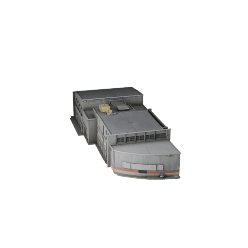 Modelo 3D de Edificio de Centro de Datos - Activo Realista de Visualización Arquitectónica