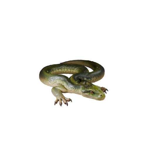 Modelo 3D de Sucuri Verde para Blender - Asset PBR com Texturas