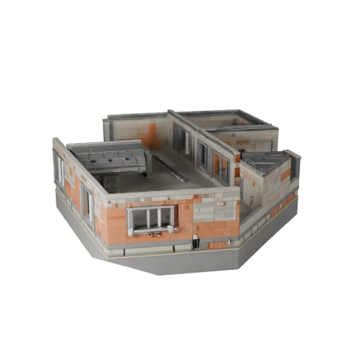 Printable Modular Rooftop Kit STL 3D Model - Scale Asset