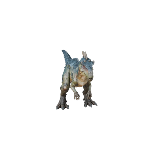 Low Poly Compsognathus 3D Modell - Unity Game Asset mit FBX