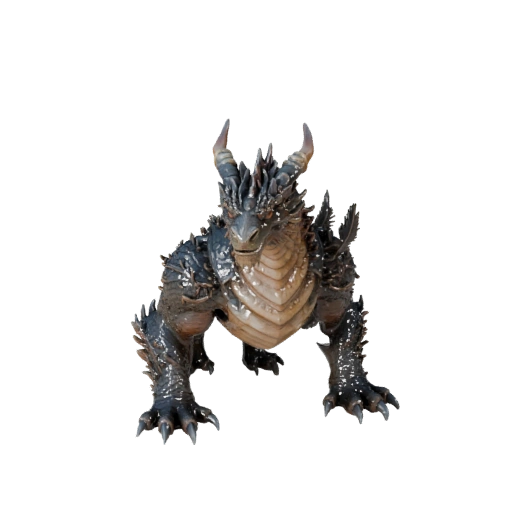Modelo 3D Dragón de Tierra para Blender - Asset PBR con Texturas