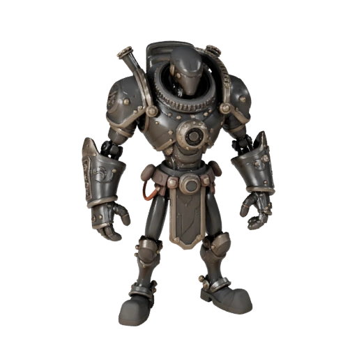 Modello Personaggio Commerciante NPC Cyberpunk - Rigging