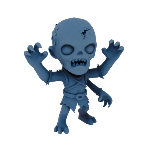 Dark Fantasy Zombie Enemy Miniature STL - Rush