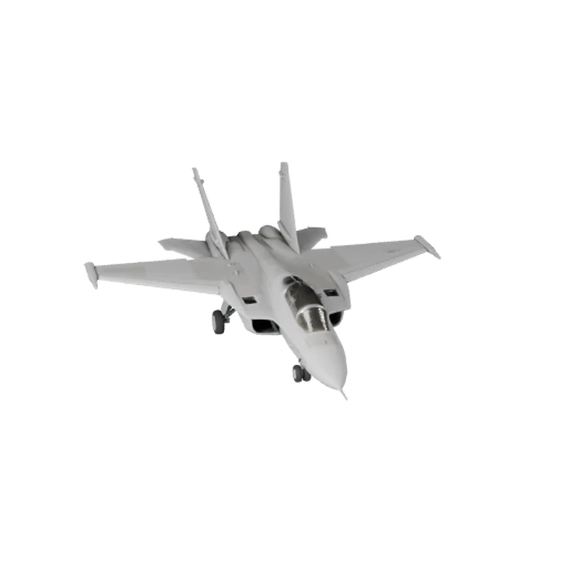 Fighter Jet 3D Model for Unity - Low Poly Game Asset