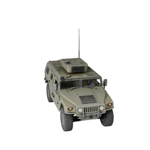 Game Ready Humvee 3D Model for Realtime Use PBR Asset