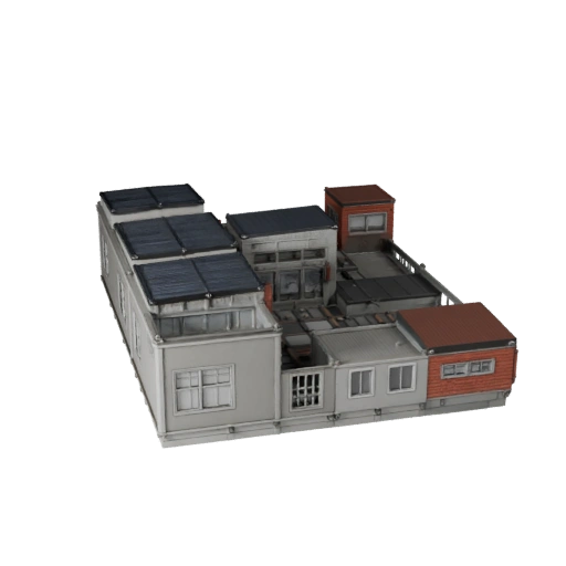 Kit di Costruzione Modulare 3D per Blender - Asset di Rendering
