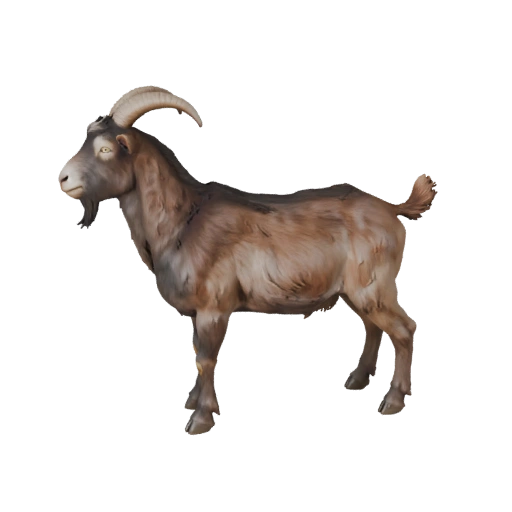Modelo 3D de Cabra para Blender - Asset PBR con Texturas | Libre de Regalías
