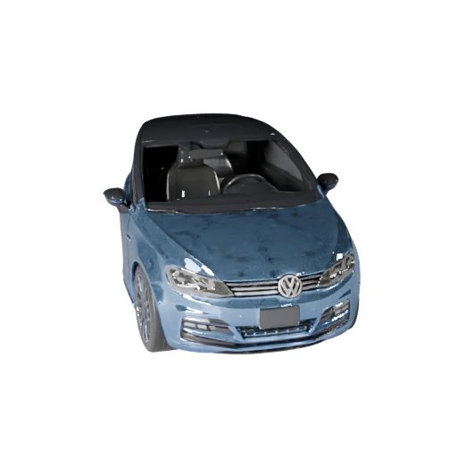 Modelo 3D Hatchback de Alto Poligonaje para Renders de Estudio, Activo PBR