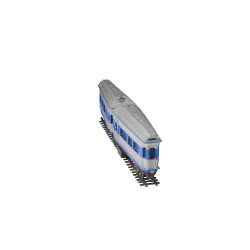 Maglev Train 3D Model - Low Poly Game Ready PBR Asset