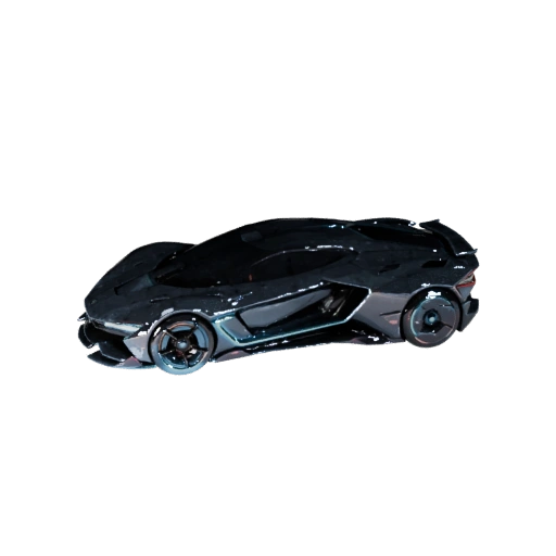 Modelo 3D de Coche Futurista para Blender y Juegos - Asset PBR