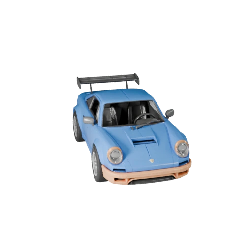 Modelo STL Imprimível de Carro Esportivo - Exibição Colecionável (Legacy)
