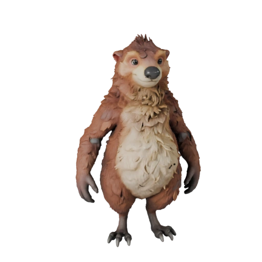 Ameisenbär 3D-Modell für Unity - Spielfertiges Asset, FBX | Lizenzfrei