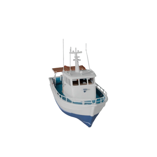 Fischerboot 3D Modell für Blender - Renderbereites Asset