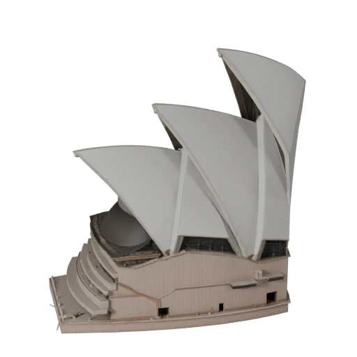 Sydney Opera House 3D Model - Realistic Archviz Asset