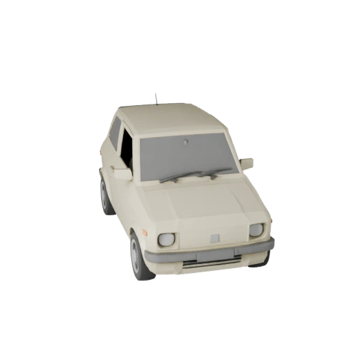 Modelo 3D Hatchback de Alto Poligonaje para Renders de Estudio Activo PBR (Legacy)