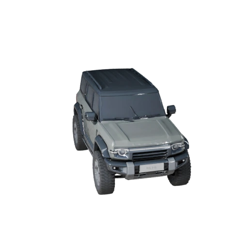 Electric Suv 3D Model for Blender & Games - Realistic PBR
